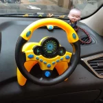 Infant Shining Eletric Simulation Steering Wheel - Image 4