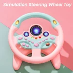 Infant Shining Eletric Simulation Steering Wheel - Image 3