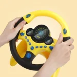Infant Shining Eletric Simulation Steering Wheel - Image 6
